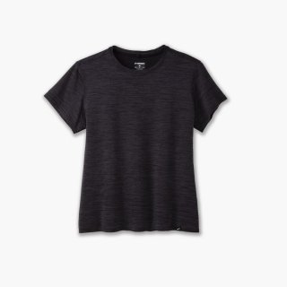 Brooks Luxe Short Sleeve - Hochschwarz