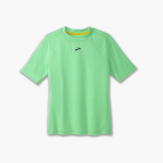 Brooks High Point Short Sleeve - Hypergrün
