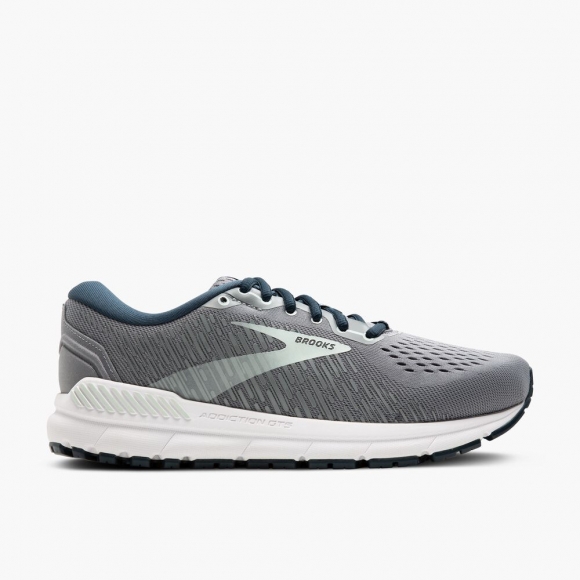 Brooks Addiction GTS 15 - Grau/Marineblau/Aqua