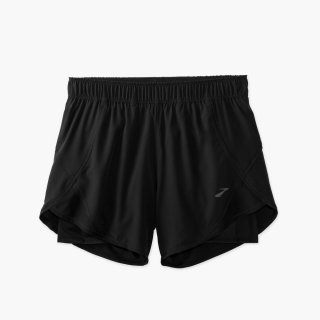 Brooks Chaser 5" 2-in-1 Short - Schwarz