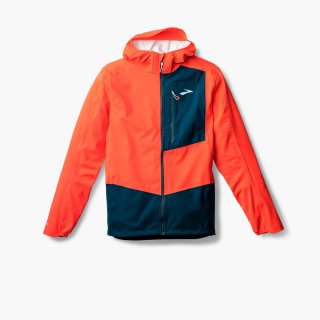 Brooks High Point Waterproof Jacket 2 - Flame/Deep Sea