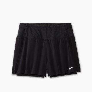 Brooks High Point 3" 2-in-1 Short 2.0 - Schwarz