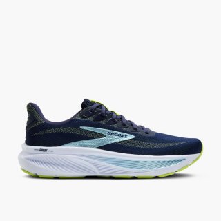 Brooks Ghost 17 - Peacoat/Limette/Blau