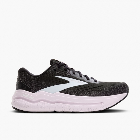 Brooks Ghost Max 2 - Schwarz/Weiß/Orchideeneis