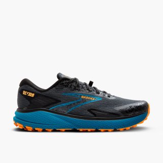 Brooks Divide 5 - Ebenholz/Blau Saphir/Orange