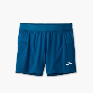Brooks Sherpa 5" 2-in-1 Short - Ozeanblau