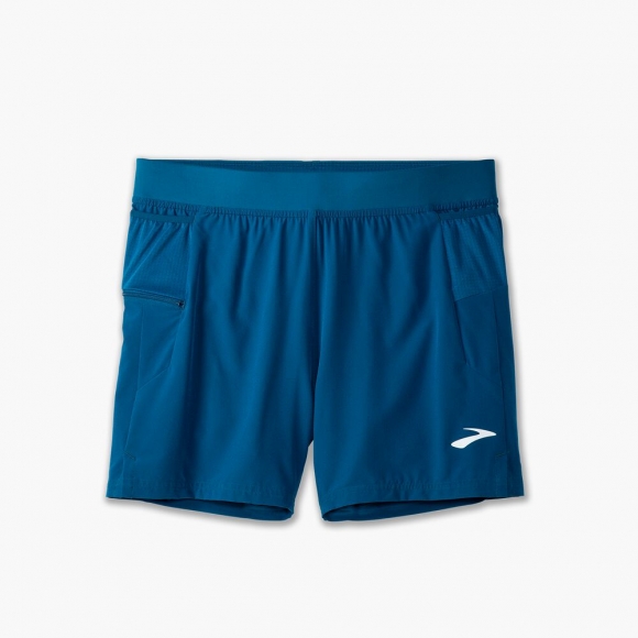 Brooks Sherpa 5" 2-in-1 Short - Ozeanblau