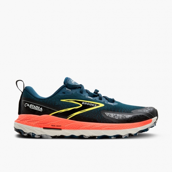 Brooks Cascadia 18 - Legion Blue/Schwarz/Flame