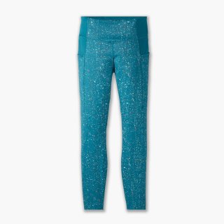 Brooks Method 7/8 Tight - Lagoon Speckle Print/Lagoon