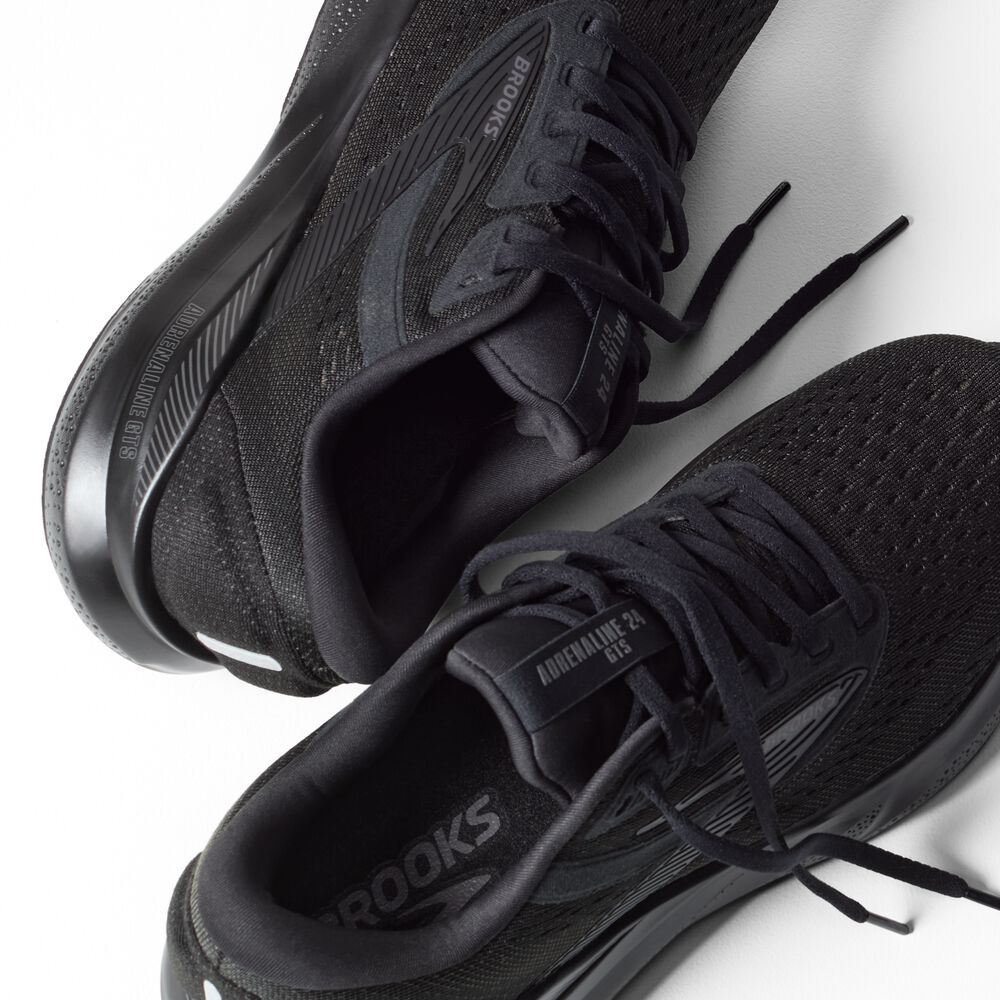Brooks Adrenaline GTS 24 - Schwarz/Schwarz/Ebenholz