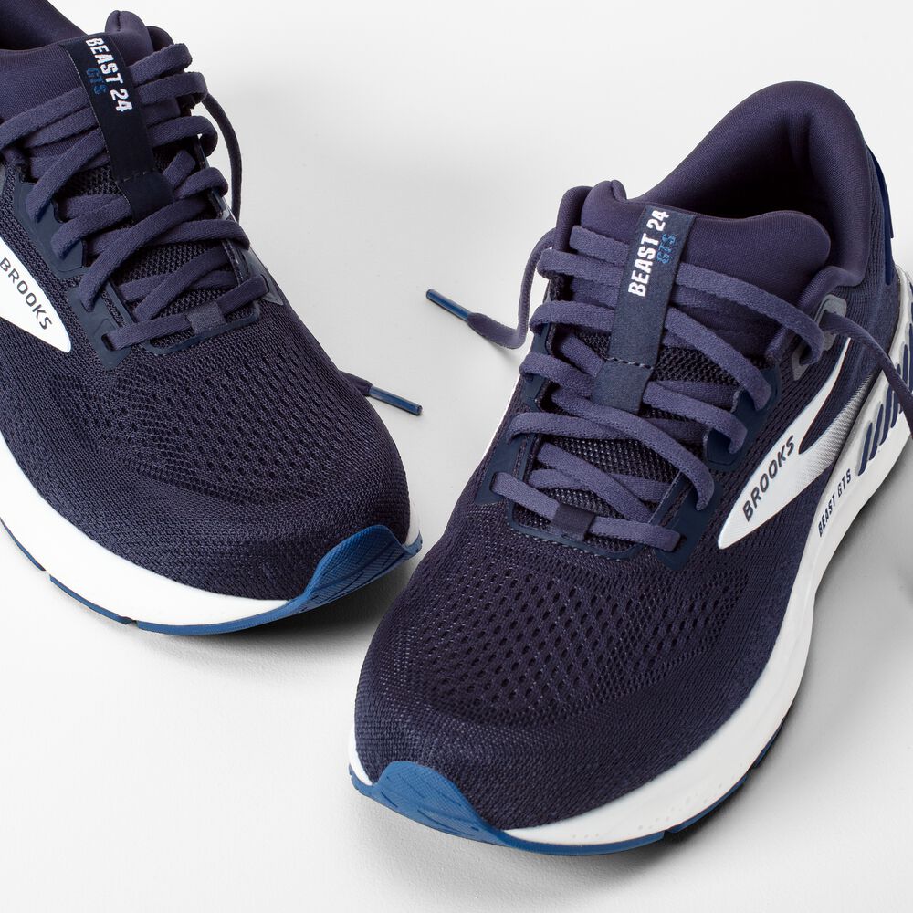 Brooks Beast GTS 24 - Peacoat/Navy/Weiß