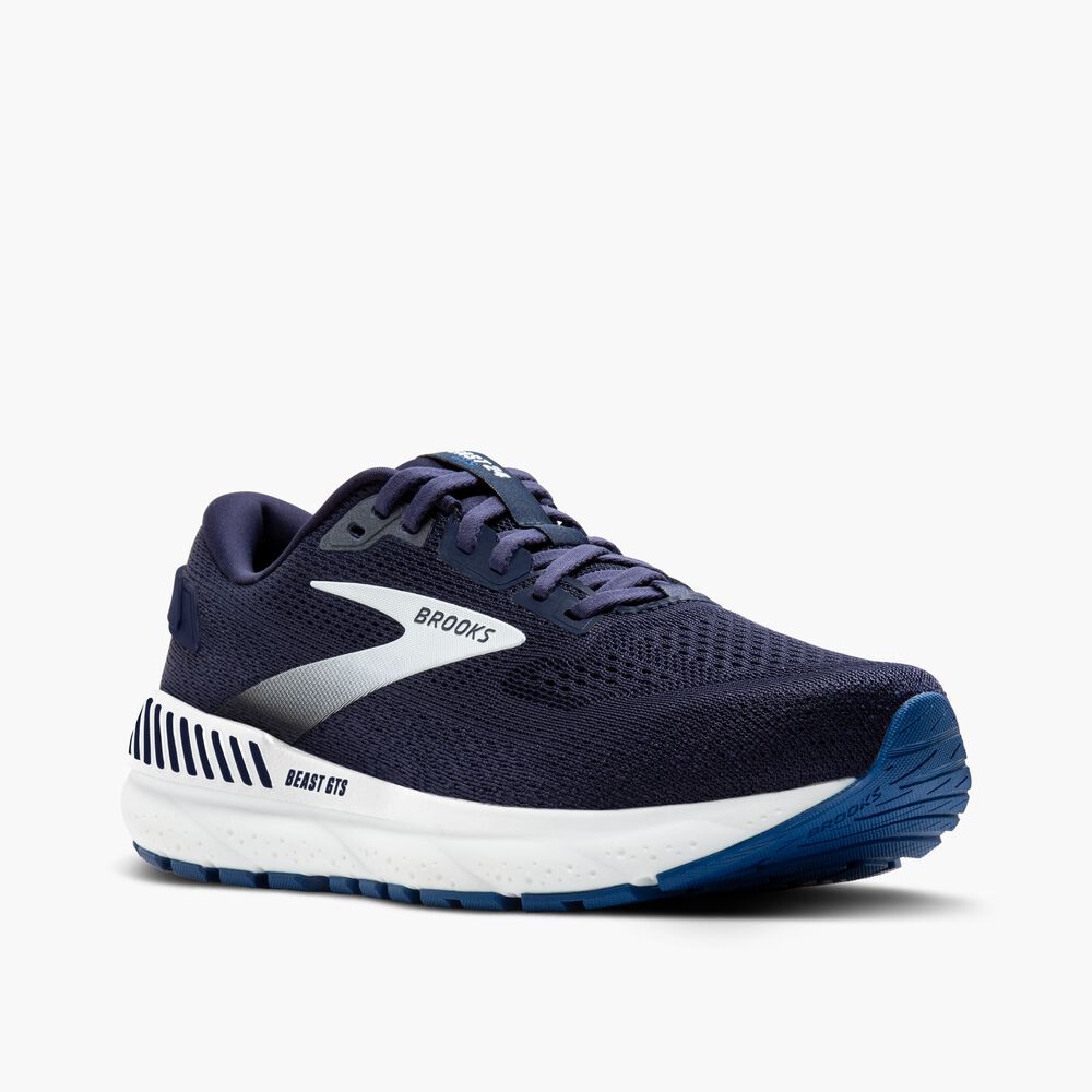 Brooks Beast GTS 24 - Peacoat/Navy/Weiß