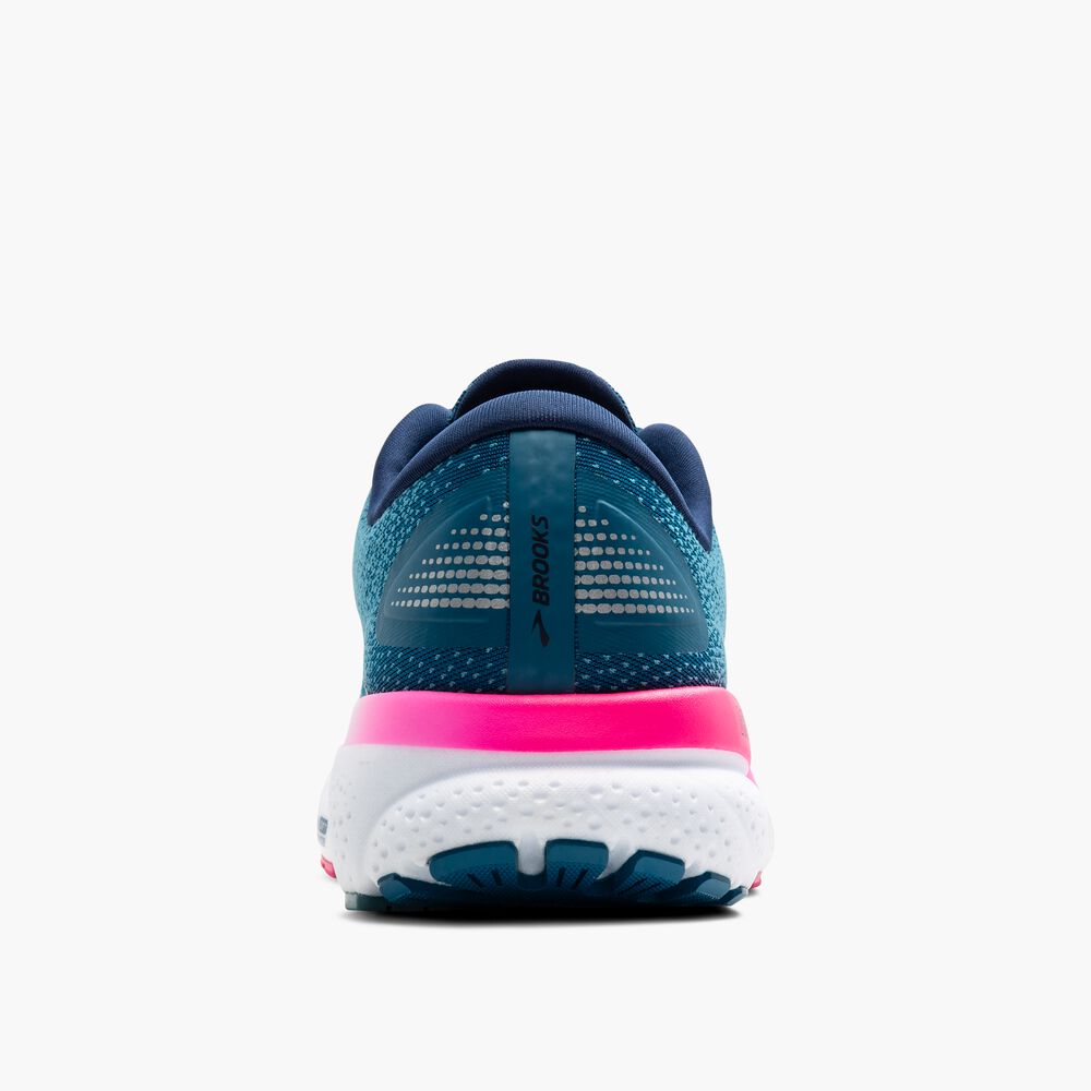 Brooks Ghost 16 GTX - Marokkanisches Blau/Pink/Gelb