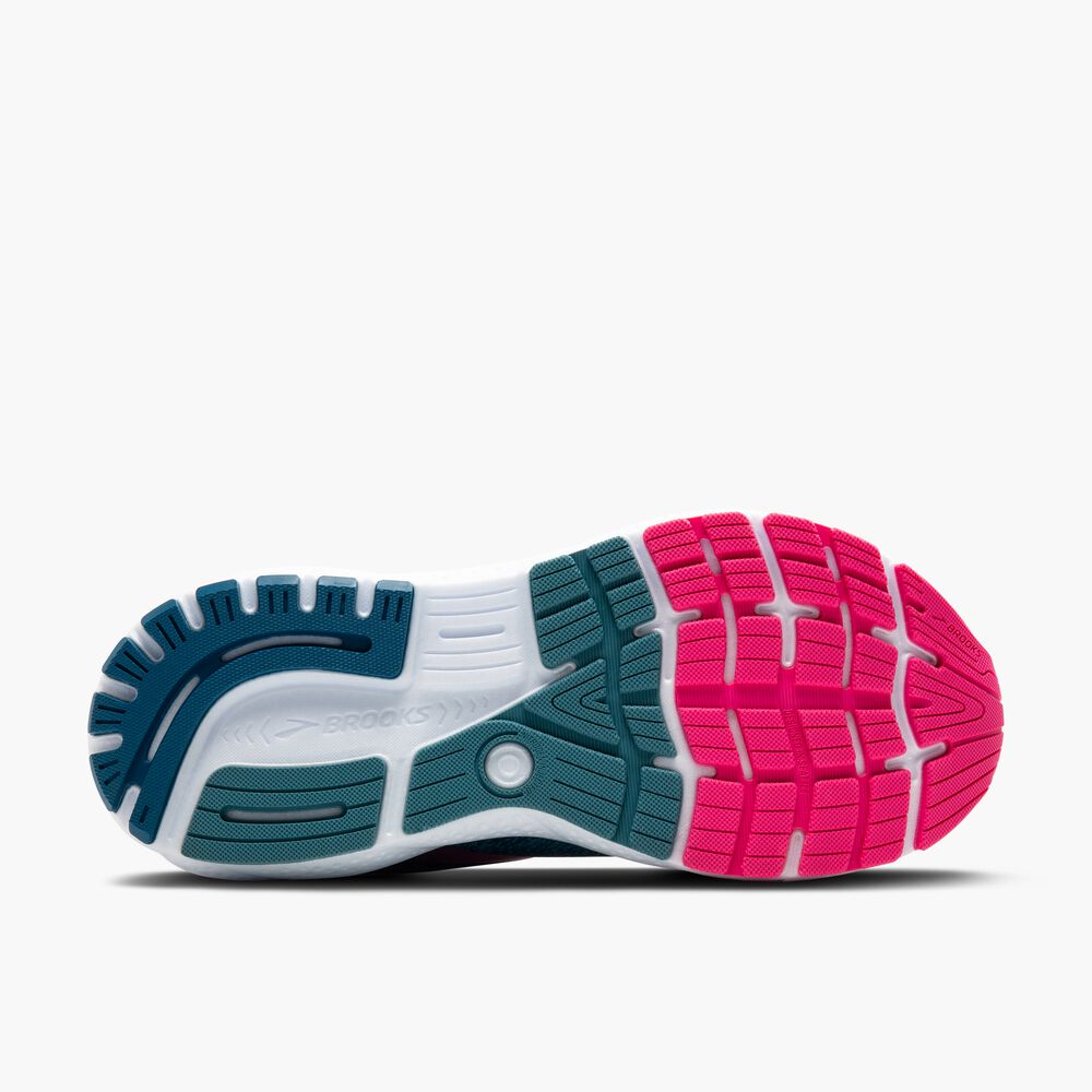 Brooks Ghost 16 GTX - Marokkanisches Blau/Pink/Gelb