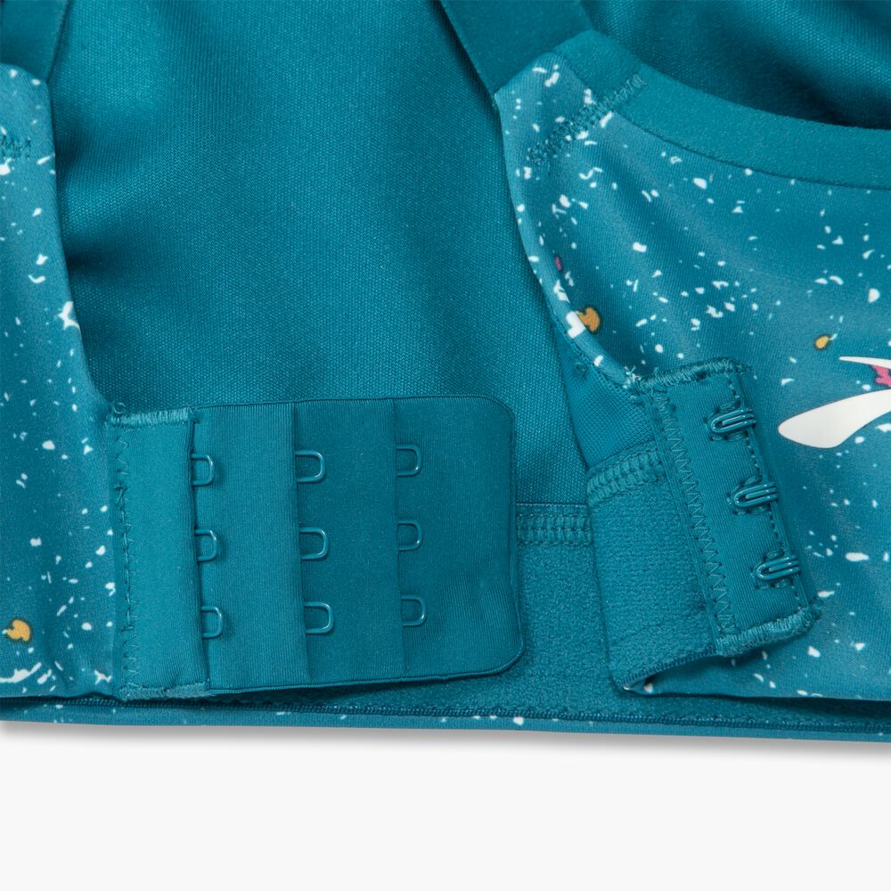 Brooks Convertible Sports Bra - Lagunen-Sprenkeldruck