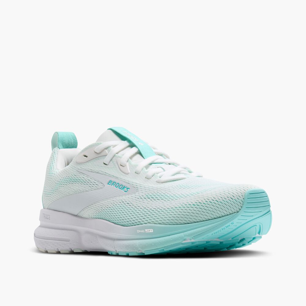 Brooks Trace 4 - Leuchtweiß/Limpet/Oyster