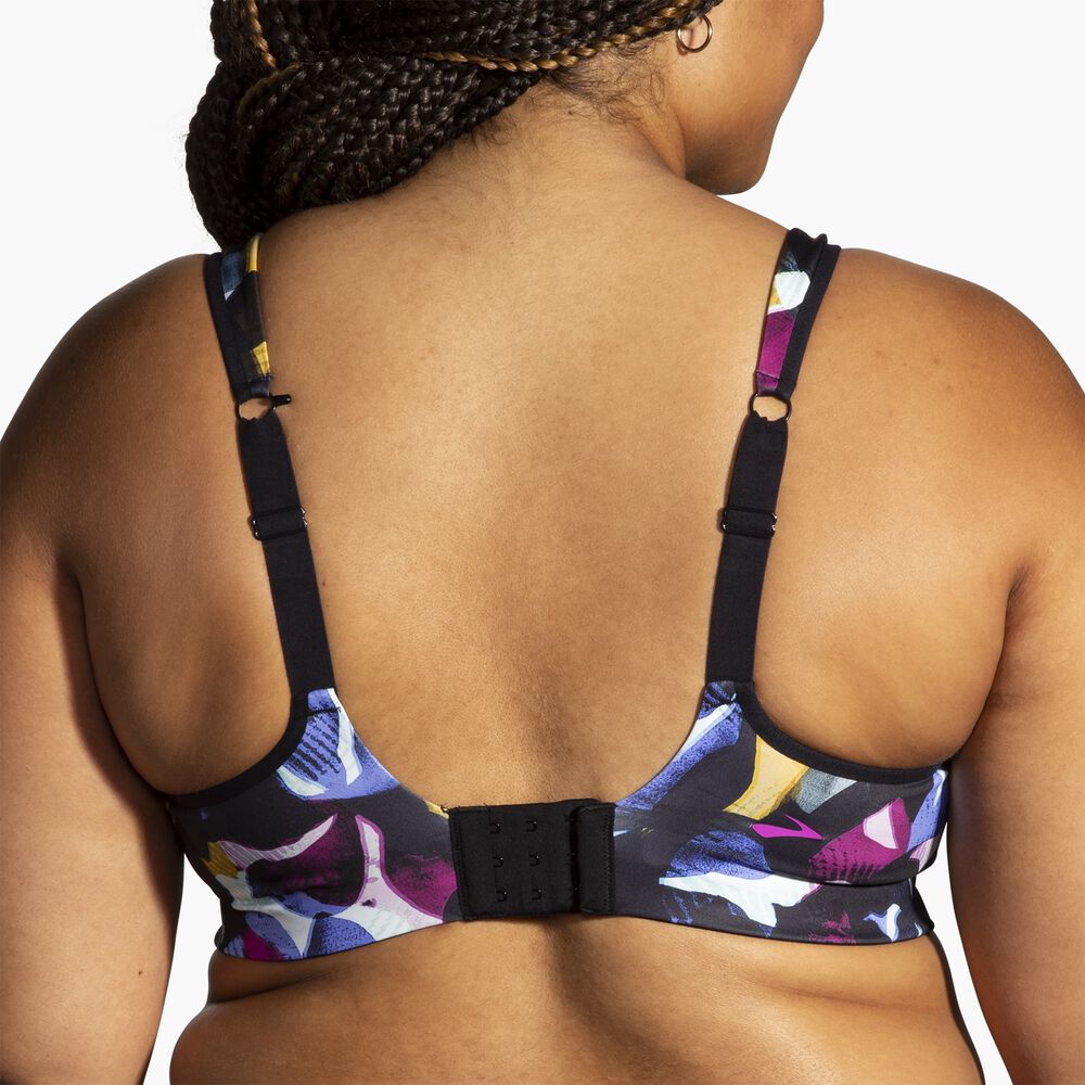 Brooks Convertible Sports Bra - Fast Floral Print