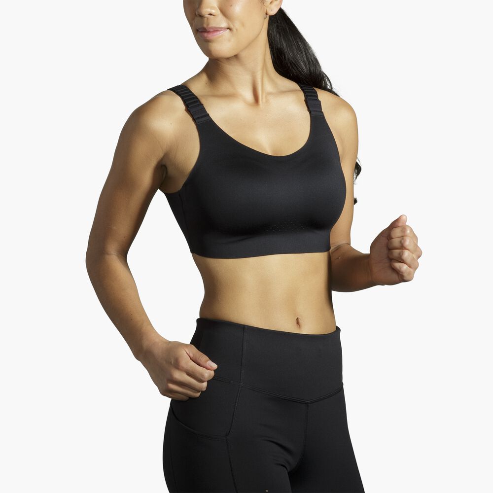 Brooks Scoopback 2.0 Sports Bra - Schwarz