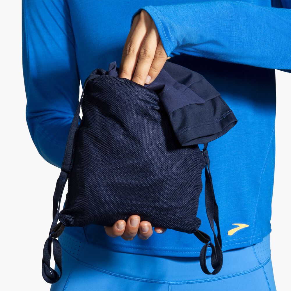 Brooks Fusion Hybrid Jacket - Marineblau/Blauer Blitz