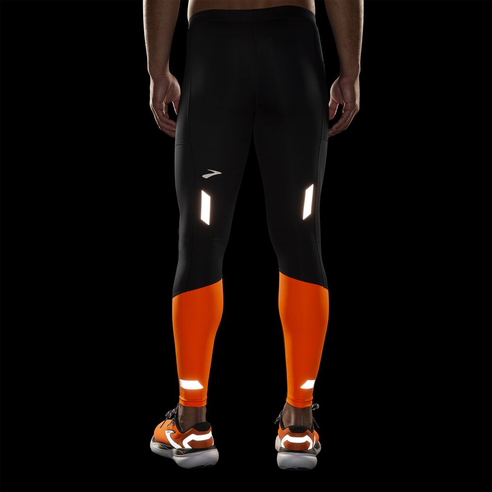 Brooks Run Visible Tight 2.0 - Schwarz/Fluoro Flash