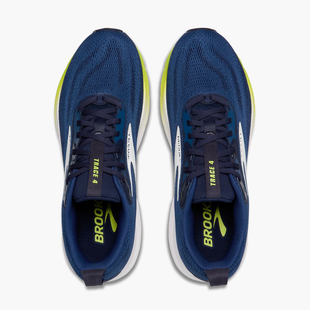 Brooks Trace 4 - Marineblau/Peacoat/Acid Lime