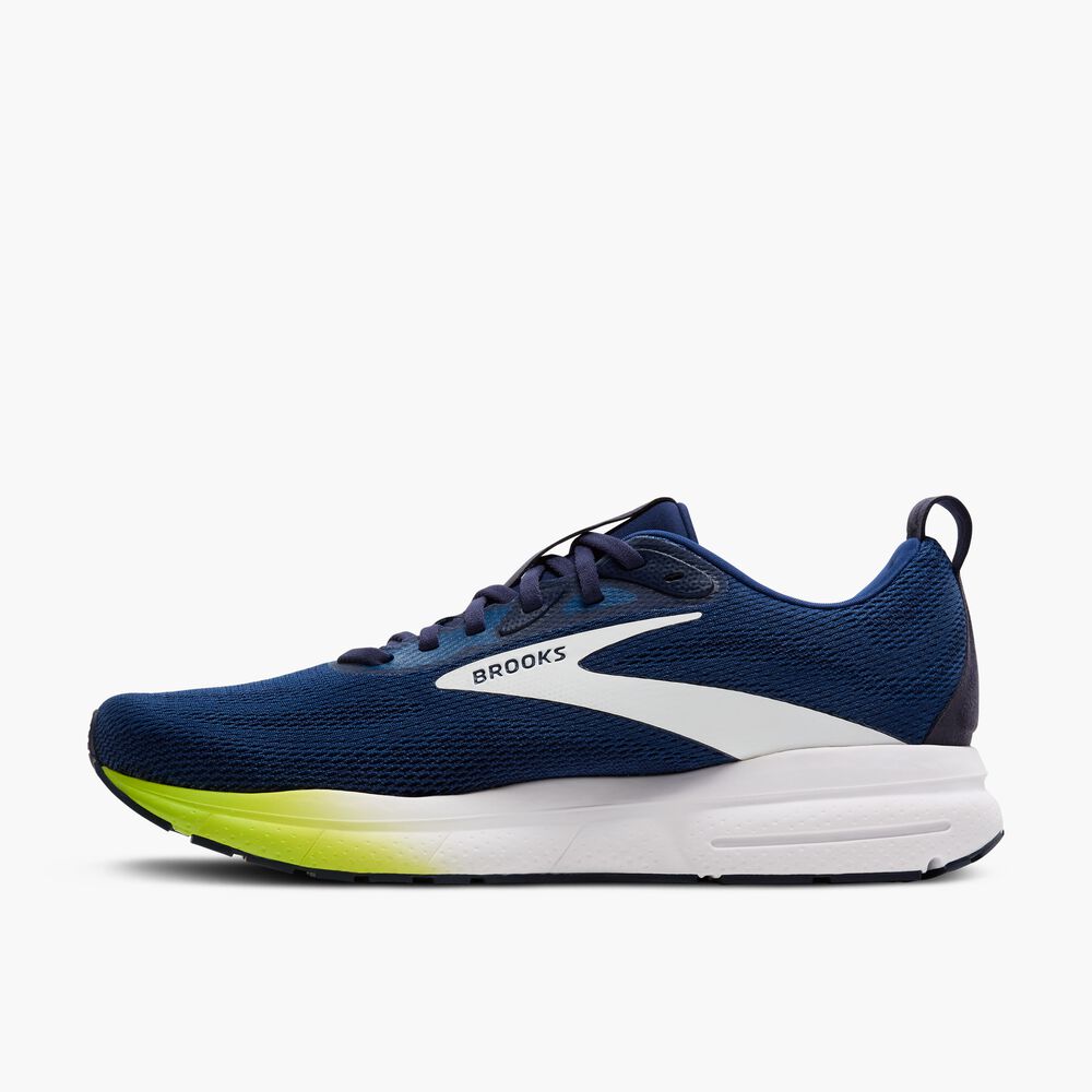 Brooks Trace 4 - Marineblau/Peacoat/Acid Lime