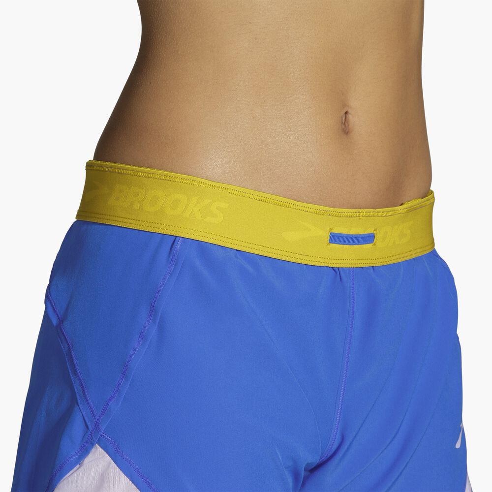 Brooks Chaser 5" 2-in-1 Short - Bluetiful/Golden Hour