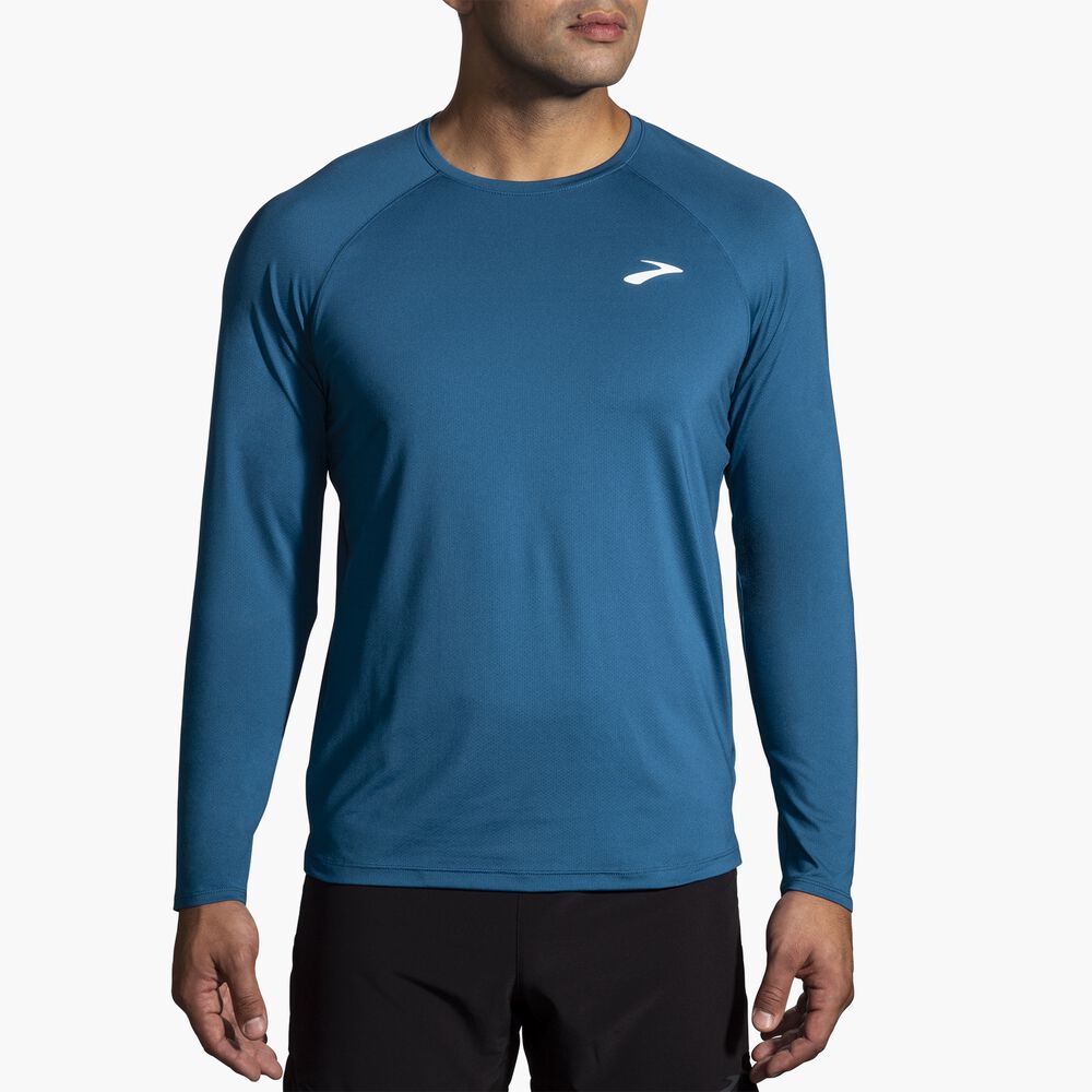 Brooks Atmosphere Long Sleeve 2.0 - Dk Ocean