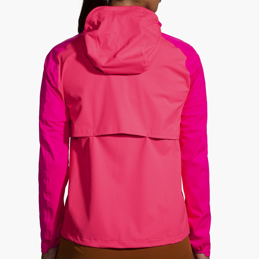 Brooks High Point Waterproof Jacket - Hyper Pink/Fuchsia