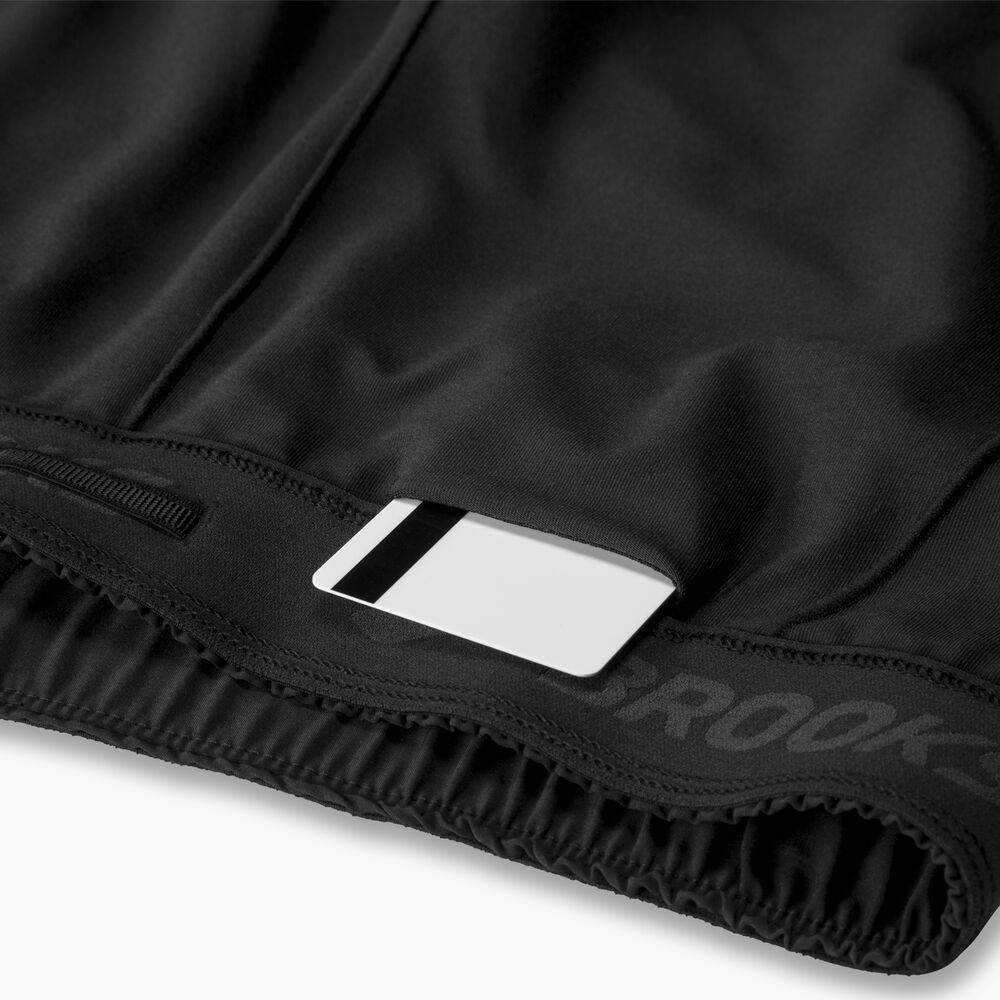 Brooks Chaser 5" 2-in-1 Short - Schwarz