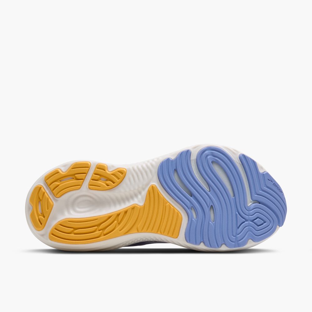 Brooks Glycerin GTS 22 - Weiß/Blaureiher/Aprikose