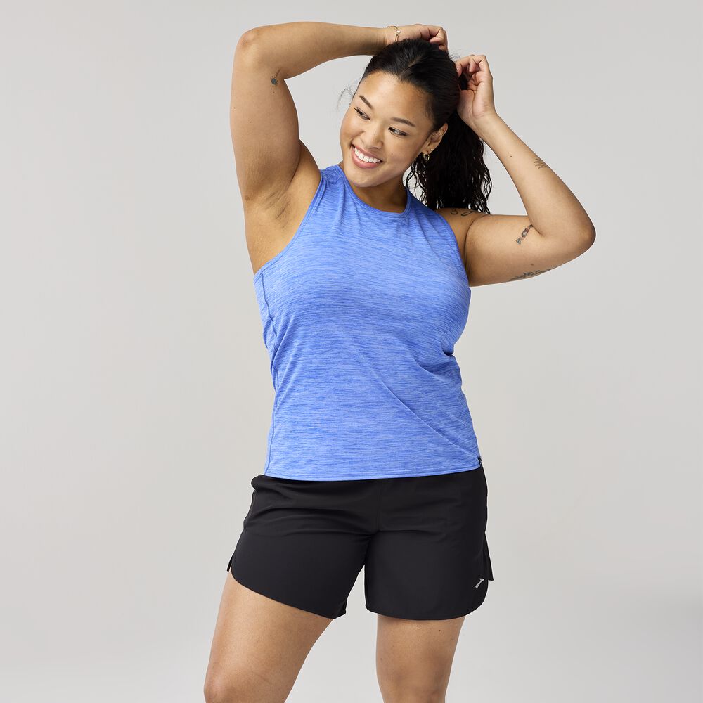 Brooks Luxe Tank - Hochglöckchenblau