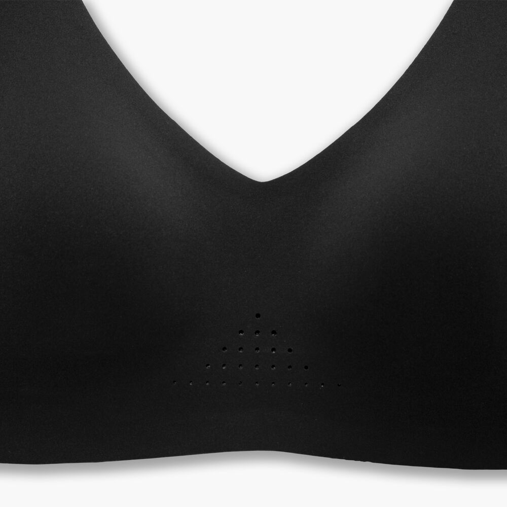 Brooks Dare V Neck Run Bra - Schwarz