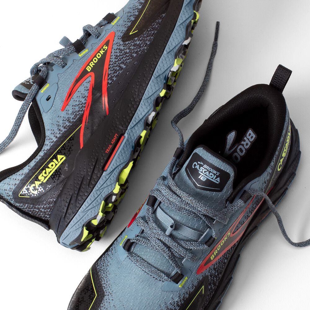 Brooks Cascadia 18 - Zitadelle/Ebenholz/Limette
