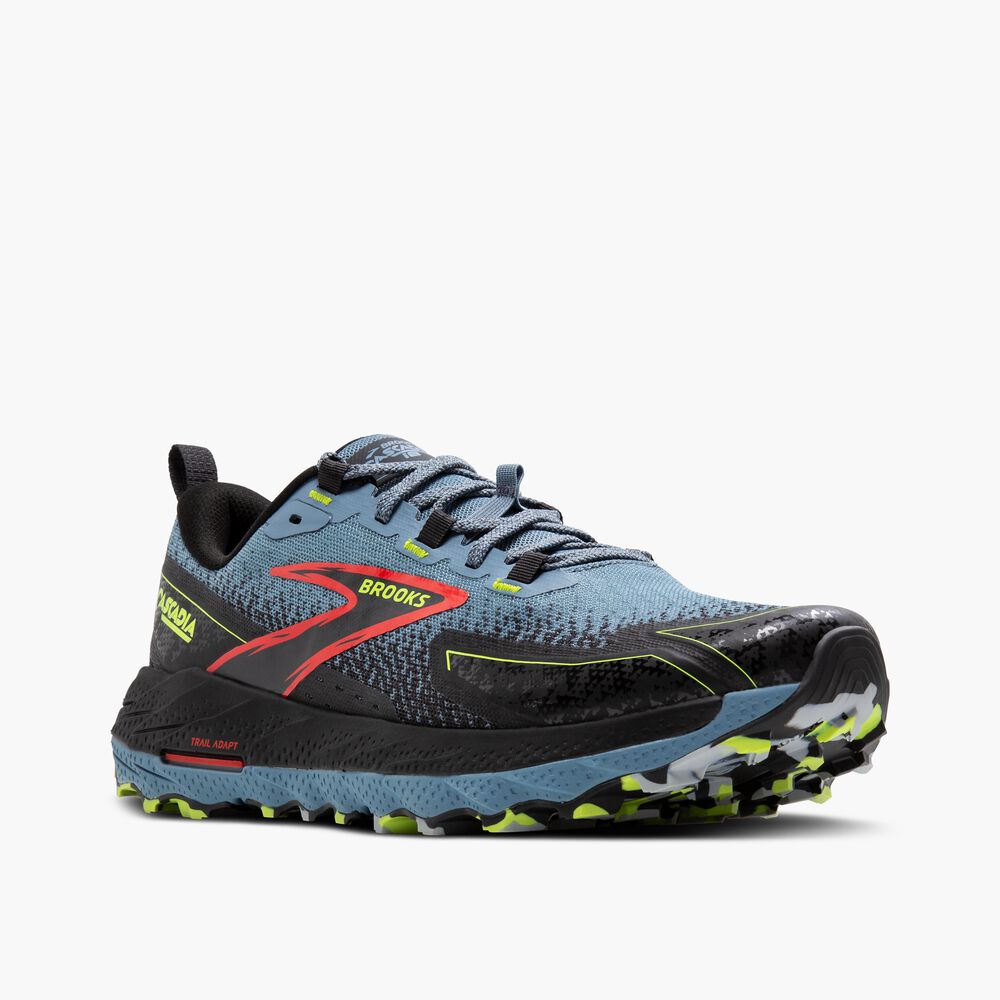 Brooks Cascadia 18 - Zitadelle/Ebenholz/Limette