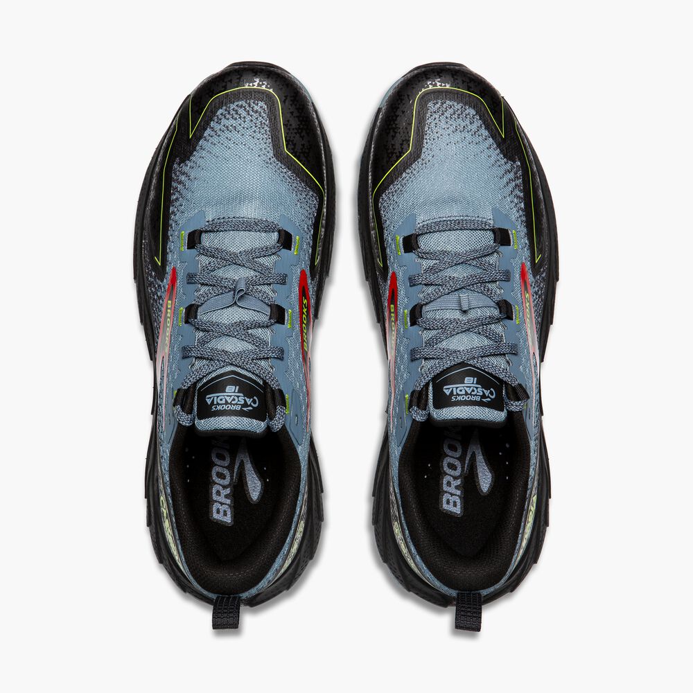 Brooks Cascadia 18 - Zitadelle/Ebenholz/Limette