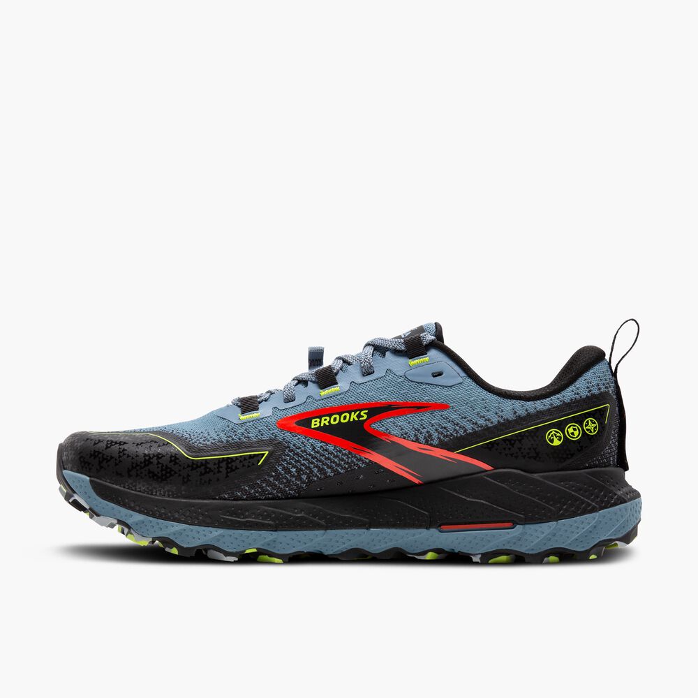 Brooks Cascadia 18 - Zitadelle/Ebenholz/Limette