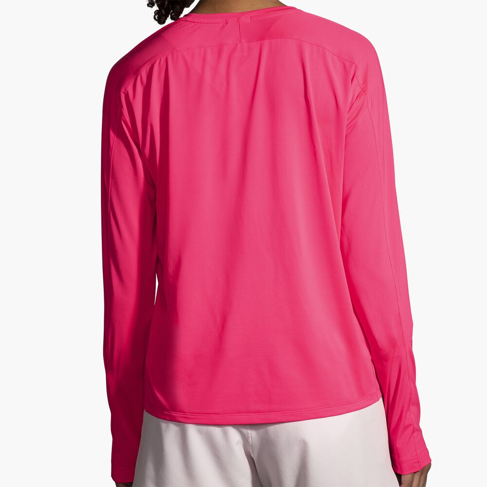 Brooks Sprint Free Long Sleeve 2.0 - Hyper Pink