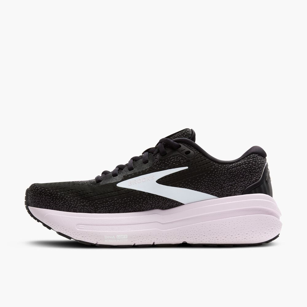 Brooks Ghost Max 2 - Schwarz/Weiß/Orchideeneis
