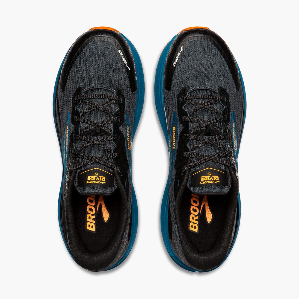 Brooks Divide 5 - Ebenholz/Blau Saphir/Orange