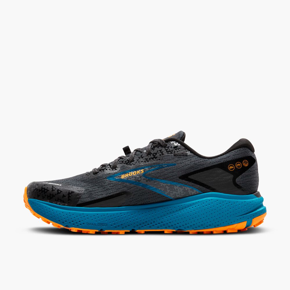Brooks Divide 5 - Ebenholz/Blau Saphir/Orange