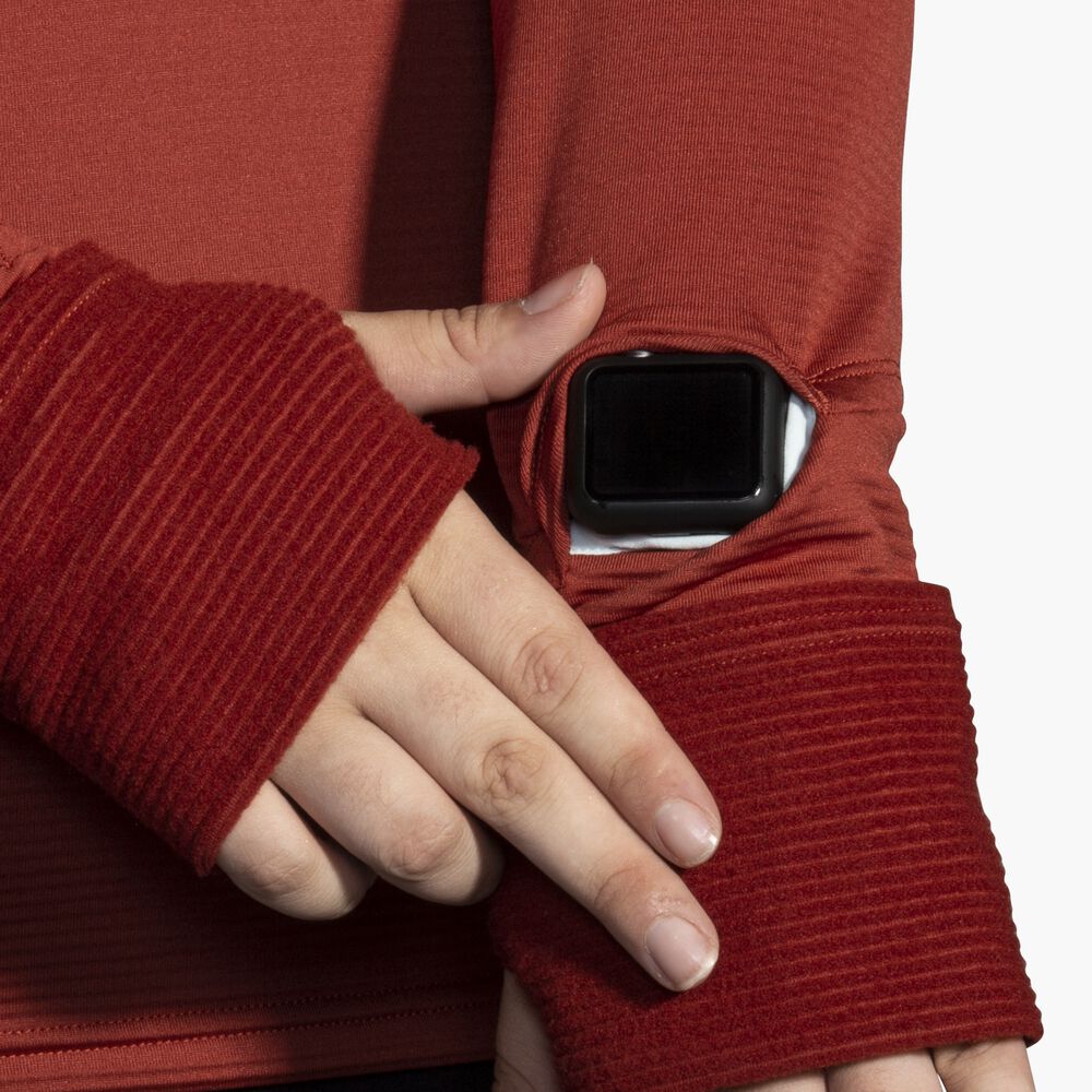 Brooks Notch Thermal Hoodie 2.0 - Kupfer