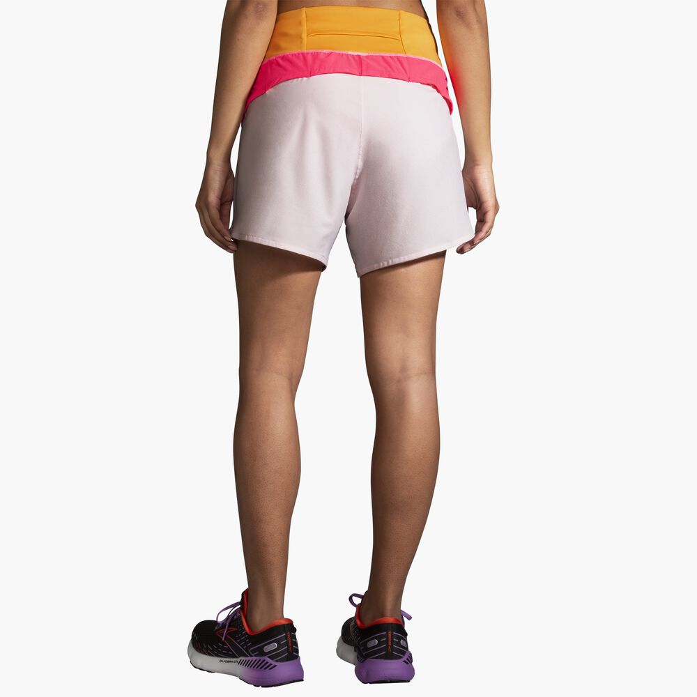 Brooks Chaser 5" Short - Quarz/Hyperpink/Sonnenschein