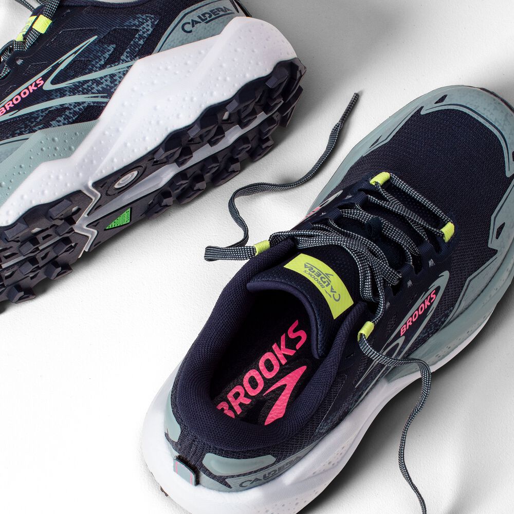 Brooks Caldera 7 - Peacoat/Zitadelle/Sonniges Limettengrün