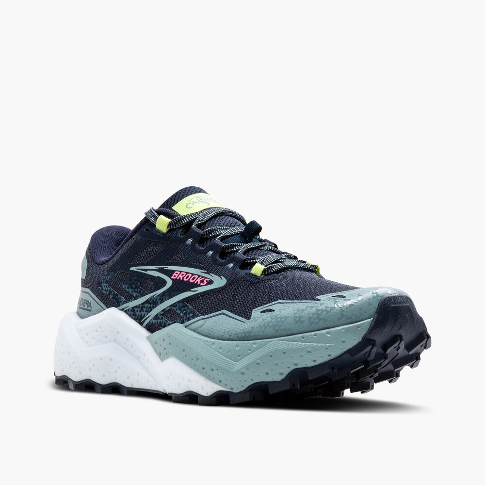 Brooks Caldera 7 - Peacoat/Zitadelle/Sonniges Limettengrün