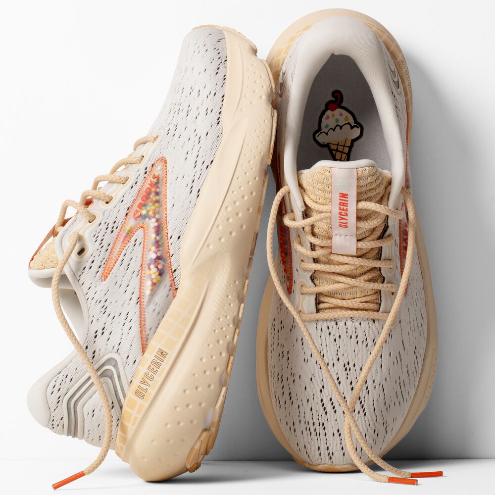 Brooks Glycerin 21 - Schnee/Morgendämmerung/Strohgelb