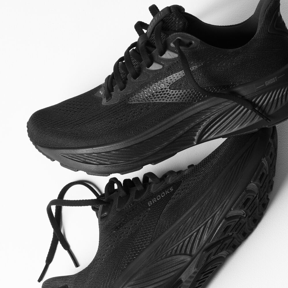 Brooks Ghost 17 - Schwarz/Schwarz/Ebenholz