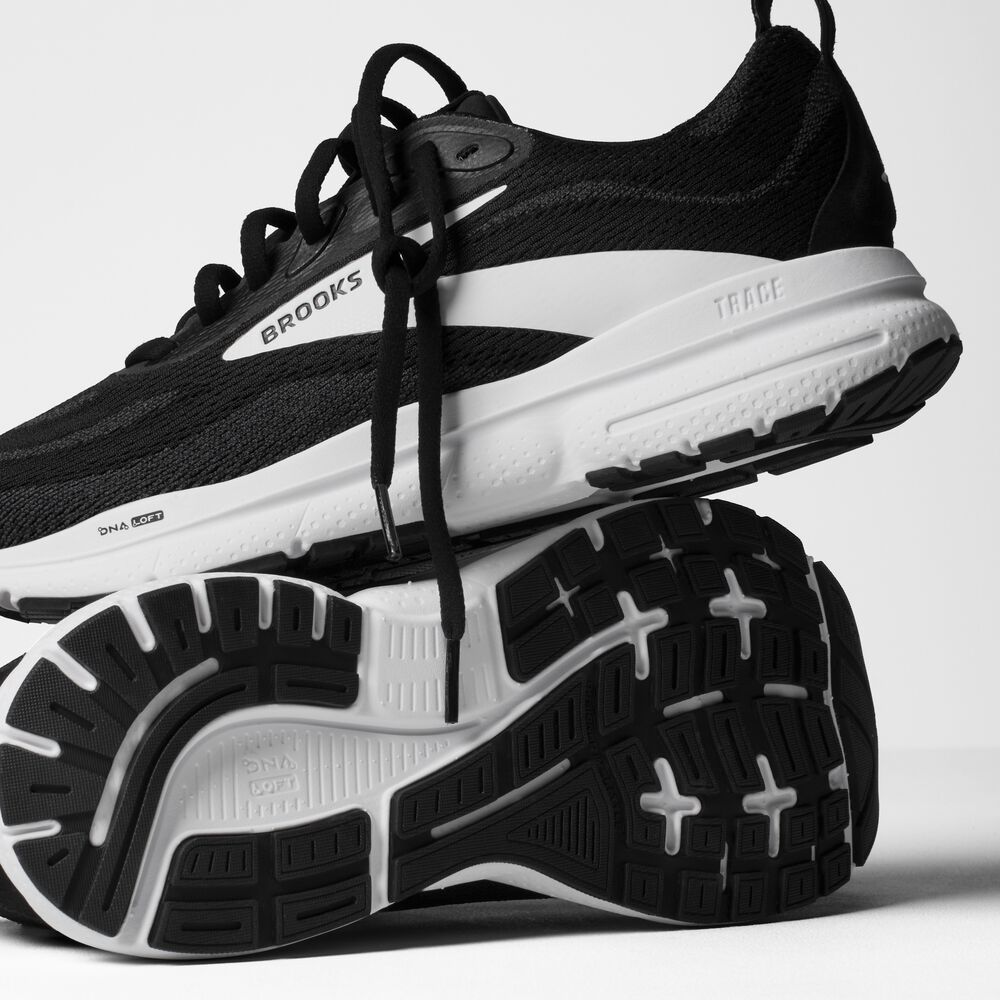 Brooks Trace 4 - Schwarz/Grau/Weiß