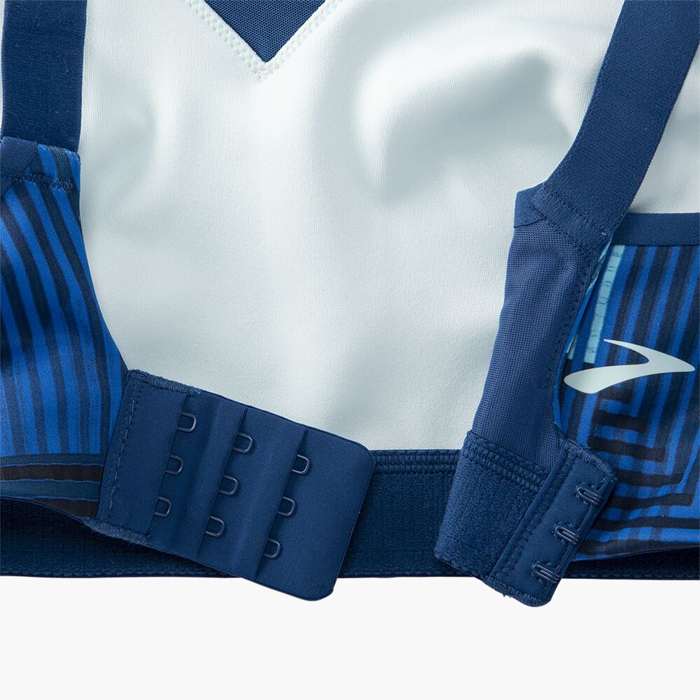 Brooks Convertible Sports Bra - Motion Print