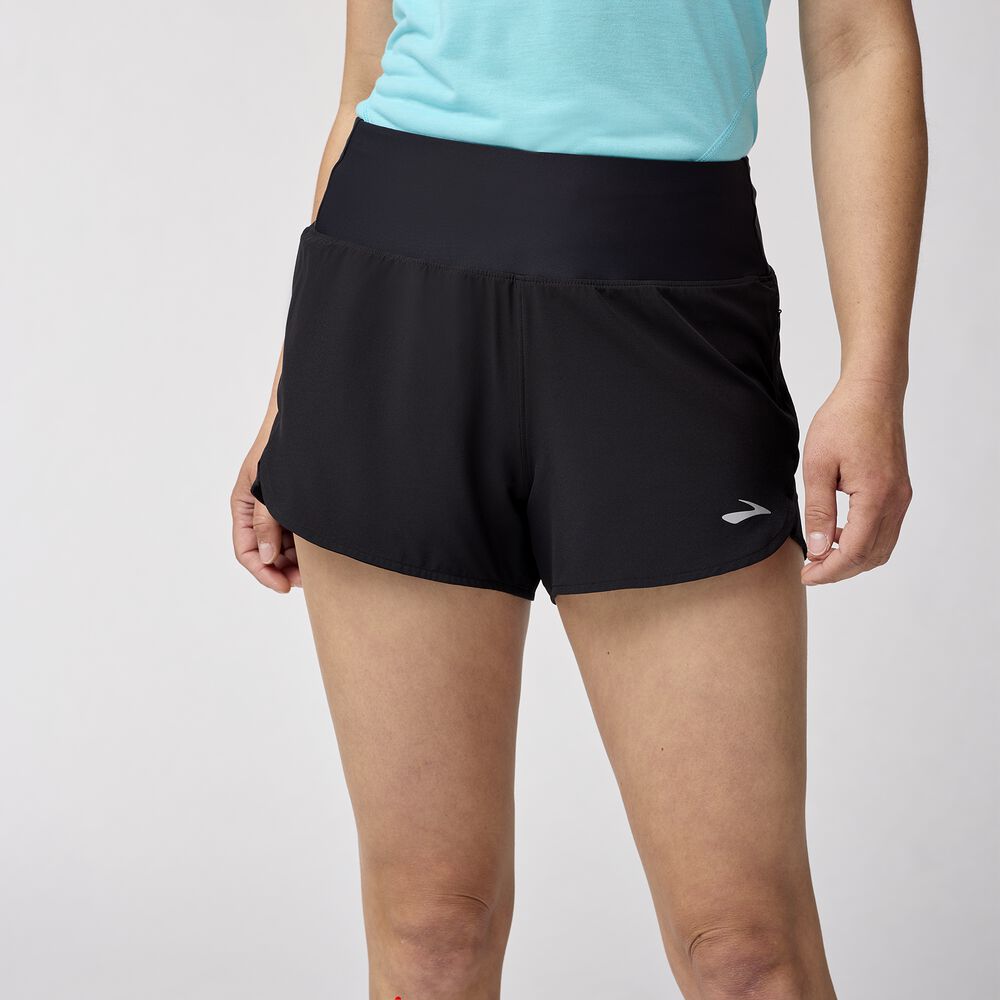 Brooks Chaser 3" Short 2.0 - Schwarz
